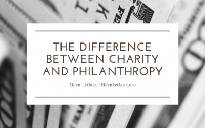 The Difference Between Charity and Philanthropy