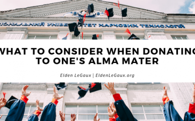 What to Consider When Donating to One’s Alma Mater